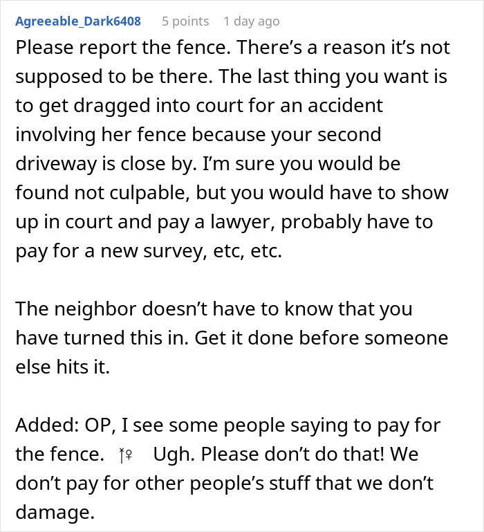 Man Shocked By How Neighbors React To Him Refusing To Pay For Their Fence