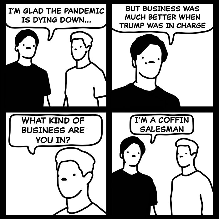 This Artist Uses Dark Humor To Tackle Social Issues And Politics In 43 New Comics
