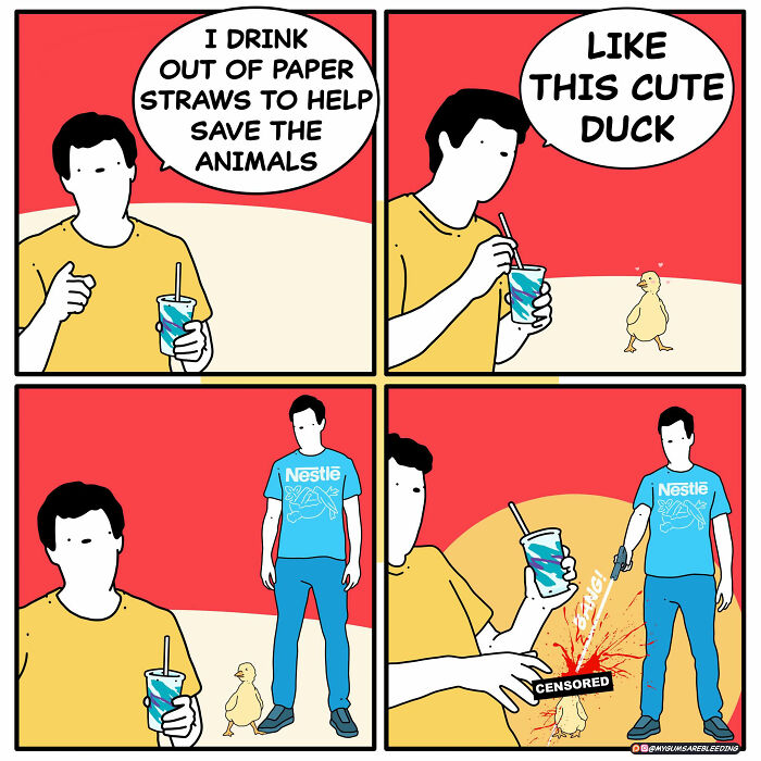 This Artist Uses Dark Humor To Tackle Social Issues And Politics In 43 New Comics