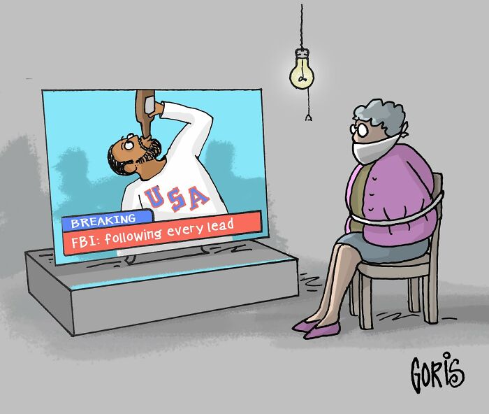 40 Thought-Provoking Cartoons About Society, Politics, And Human Behavior By Dennis Goris (New Pics)