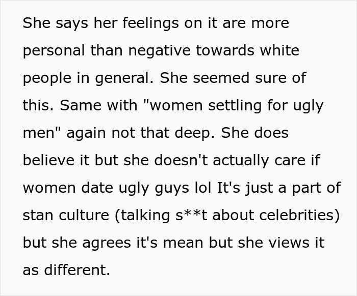 Man Thinks His Girlfriend Is 10/10 Until Discovering Her Anonymous Account On X: &ldquo;White People Are Ugly&rdquo;