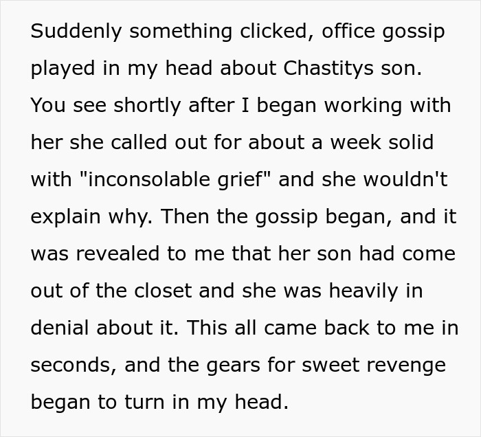 Guy Sick Of Religious Coworker Spreading Gossip About Him Takes Epic Revenge By Dating Her Son