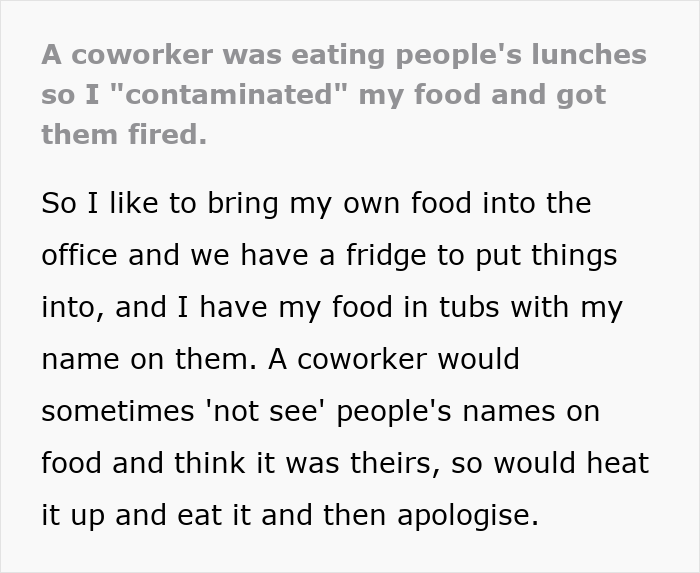 Office Food Thief Steals Ghost Pepper Chili And Runs To HR, Accidentally Speeds Up Their Own Firing