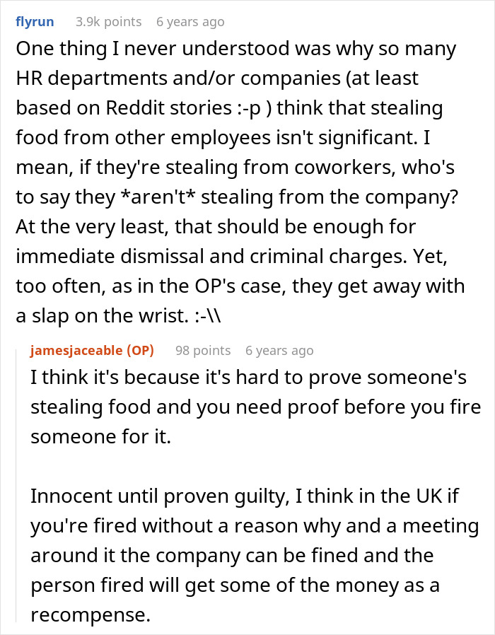 Office Food Thief Steals Ghost Pepper Chili And Runs To HR, Accidentally Speeds Up Their Own Firing