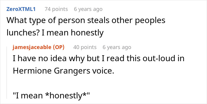 Office Food Thief Steals Ghost Pepper Chili And Runs To HR, Accidentally Speeds Up Their Own Firing