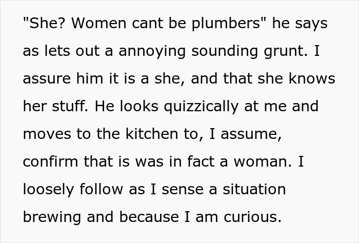 Company Finds Out A Year Later Their Revenge On A Guy Who Made Their Woman Plumber Cry Was A Success