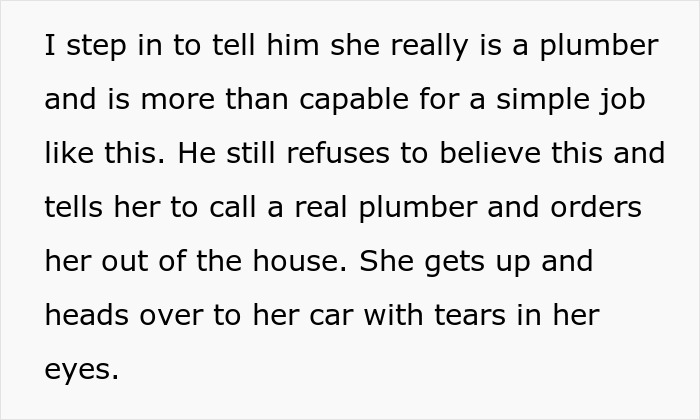 Company Finds Out A Year Later Their Revenge On A Guy Who Made Their Woman Plumber Cry Was A Success