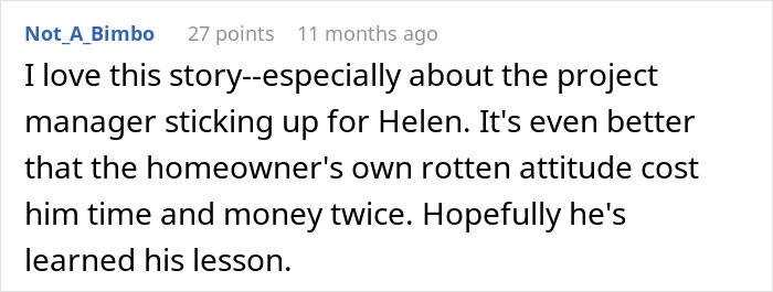 Company Finds Out A Year Later Their Revenge On A Guy Who Made Their Woman Plumber Cry Was A Success