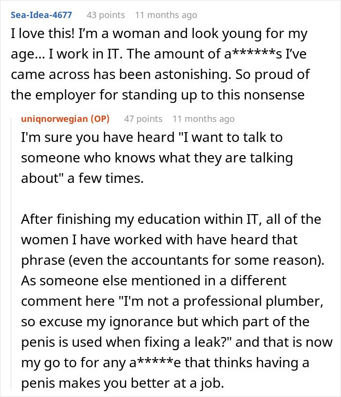 Company Finds Out A Year Later Their Revenge On A Guy Who Made Their Woman Plumber Cry Was A Success