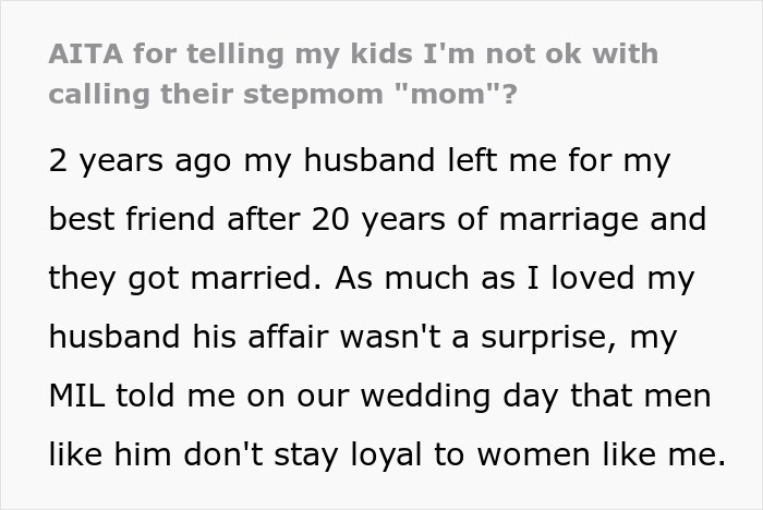 Woman Says 16YO Can Call Stepmom ‘Mom’ Even If She’s Not OK With It, Ex-MIL Goes Ballistic On Her