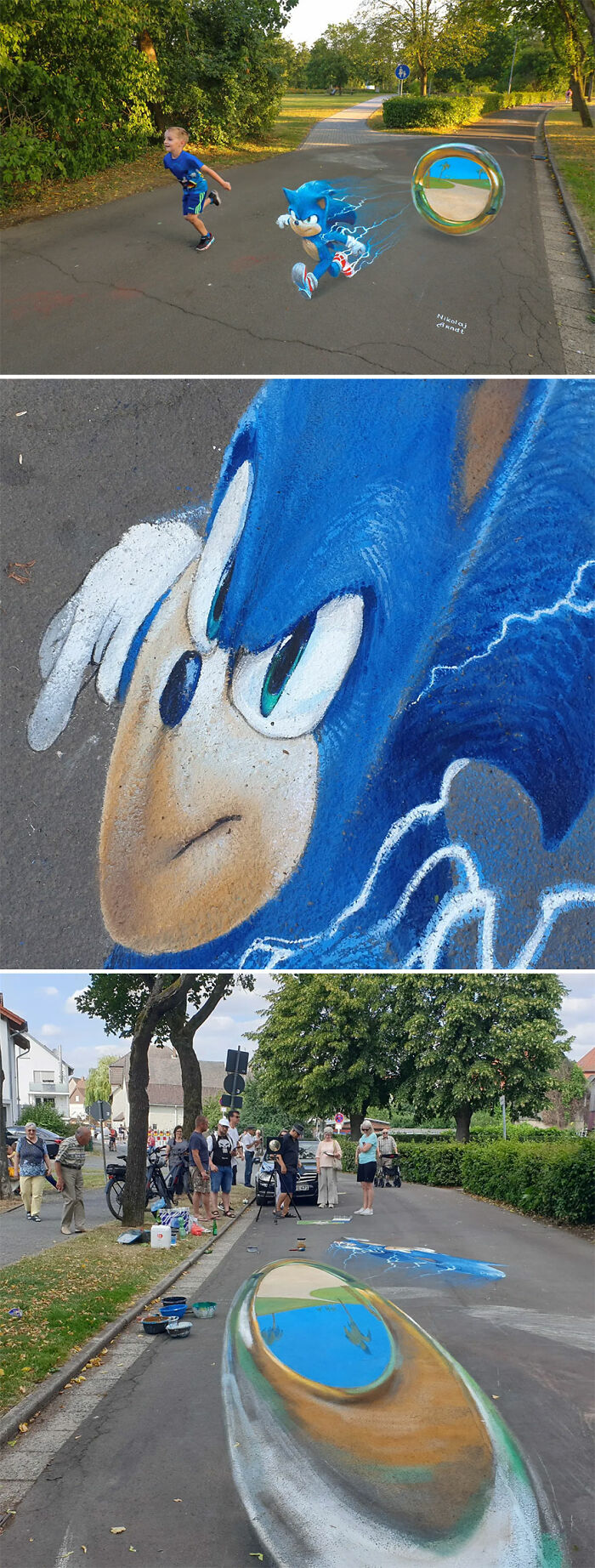 This Artist Turns Ordinary Streets Into Deep Holes, Oceans, And Wild Illusions (75 Pics)