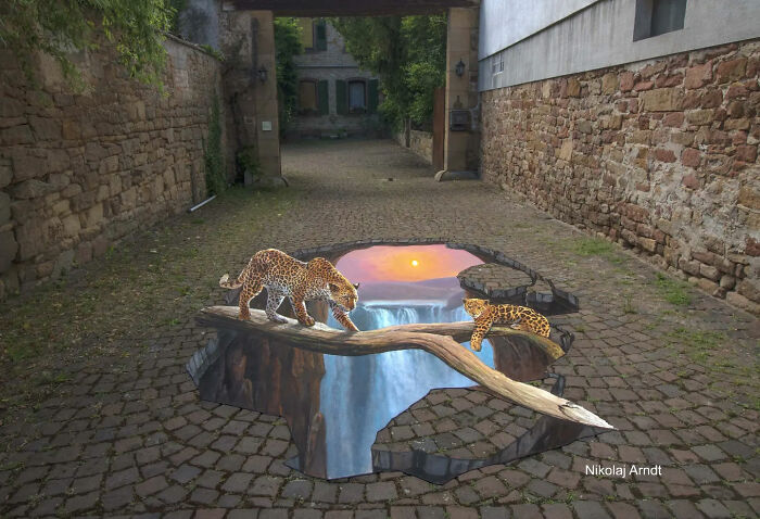 This Artist Turns Ordinary Streets Into Deep Holes, Oceans, And Wild Illusions (75 Pics)