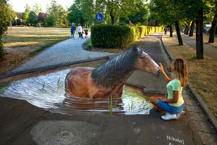 This Artist Turns Ordinary Streets Into Deep Holes, Oceans, And Wild Illusions (75 Pics)