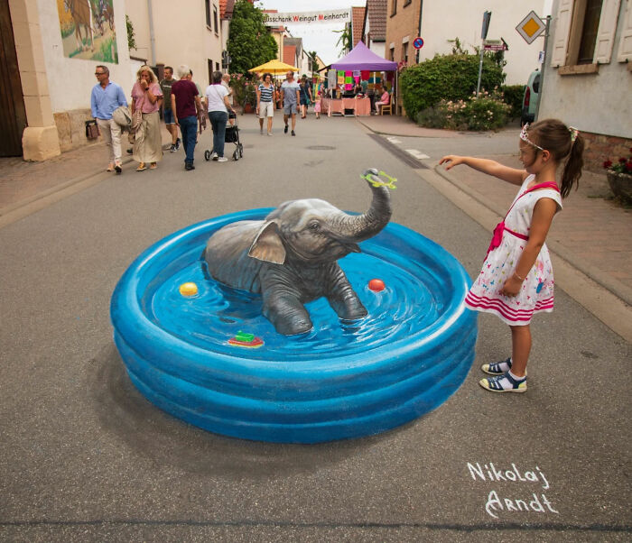 This Artist Turns Ordinary Streets Into Deep Holes, Oceans, And Wild Illusions (75 Pics)