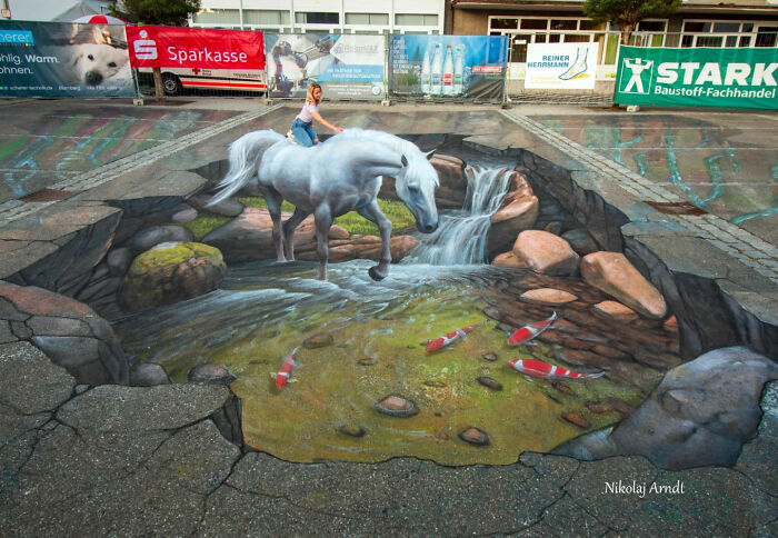 This Artist Turns Ordinary Streets Into Deep Holes, Oceans, And Wild Illusions (75 Pics)