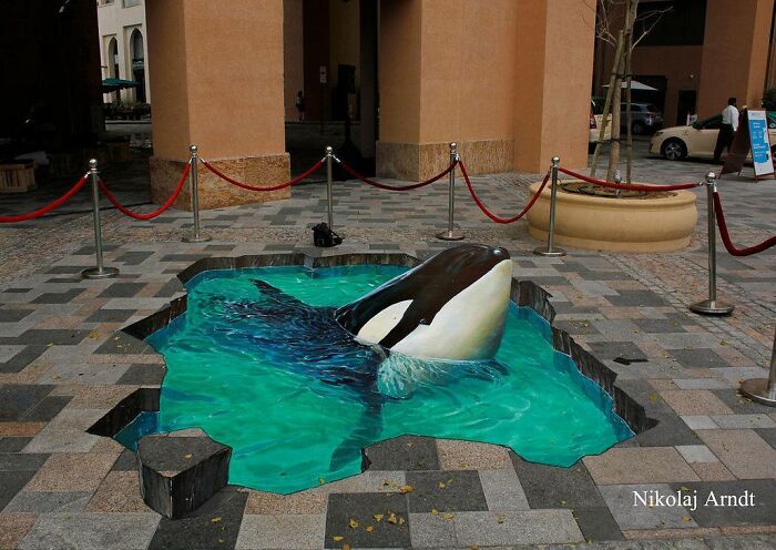 This Artist Turns Ordinary Streets Into Deep Holes, Oceans, And Wild Illusions (75 Pics)