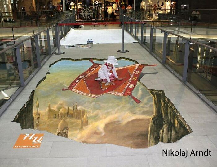 This Artist Turns Ordinary Streets Into Deep Holes, Oceans, And Wild Illusions (75 Pics)