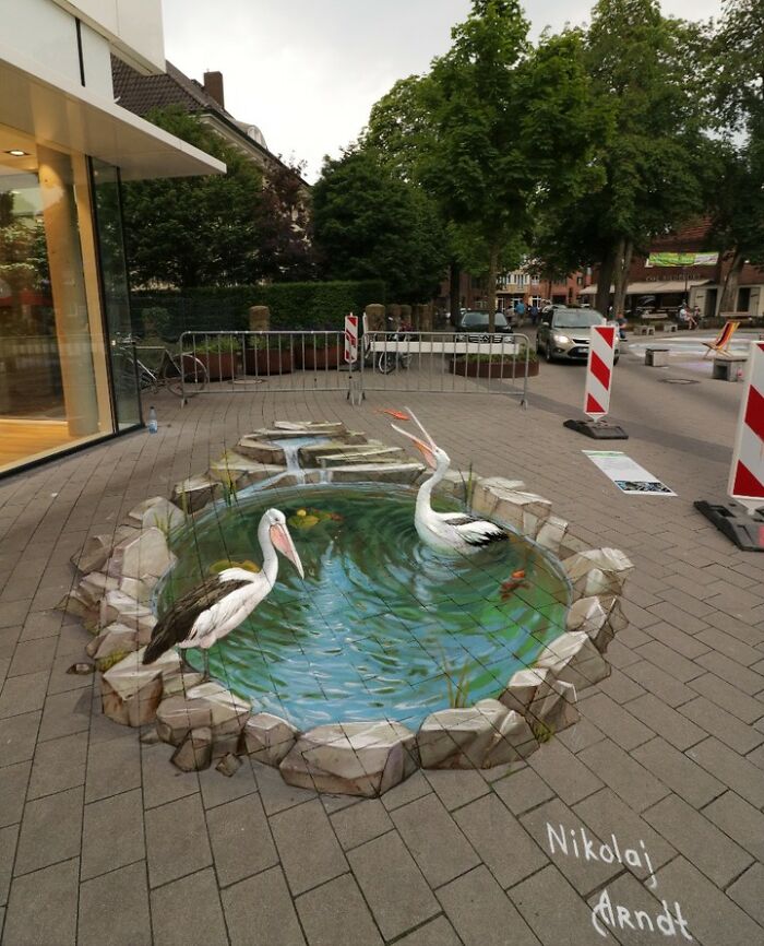 This Artist Turns Ordinary Streets Into Deep Holes, Oceans, And Wild Illusions (75 Pics)