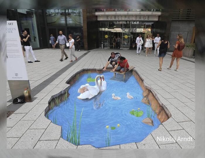 This Artist Turns Ordinary Streets Into Deep Holes, Oceans, And Wild Illusions (75 Pics)