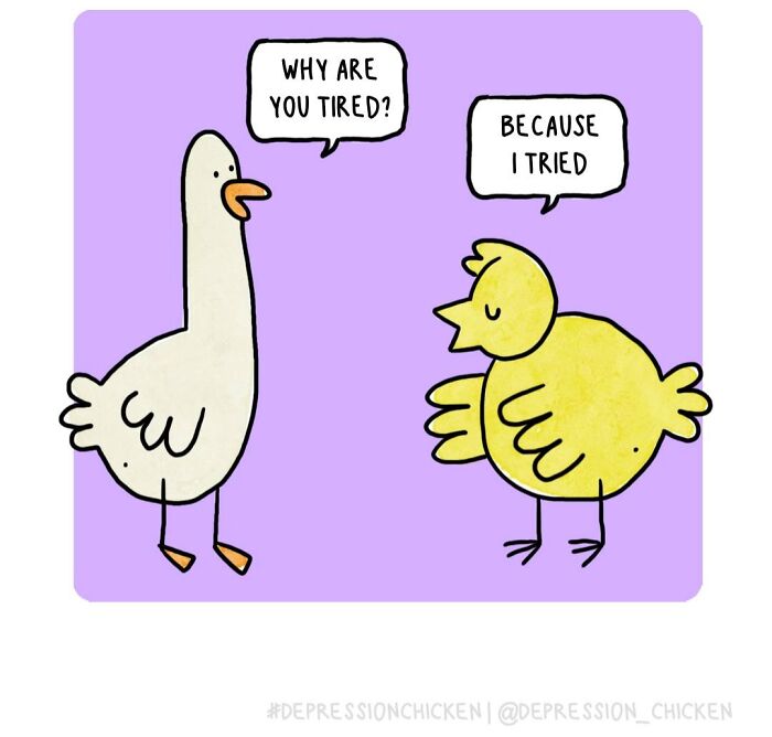 61 New Comics About Mental Health And Everyday Life By &lsquo;Depression Chicken&rsquo;