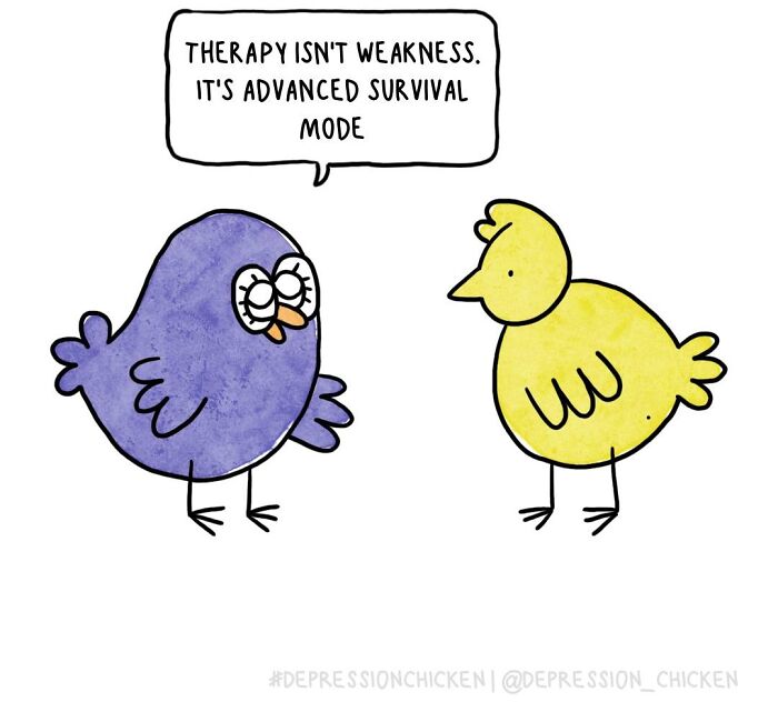 61 New Comics About Mental Health And Everyday Life By &lsquo;Depression Chicken&rsquo;