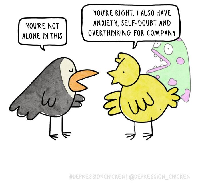 61 New Comics About Mental Health And Everyday Life By &lsquo;Depression Chicken&rsquo;