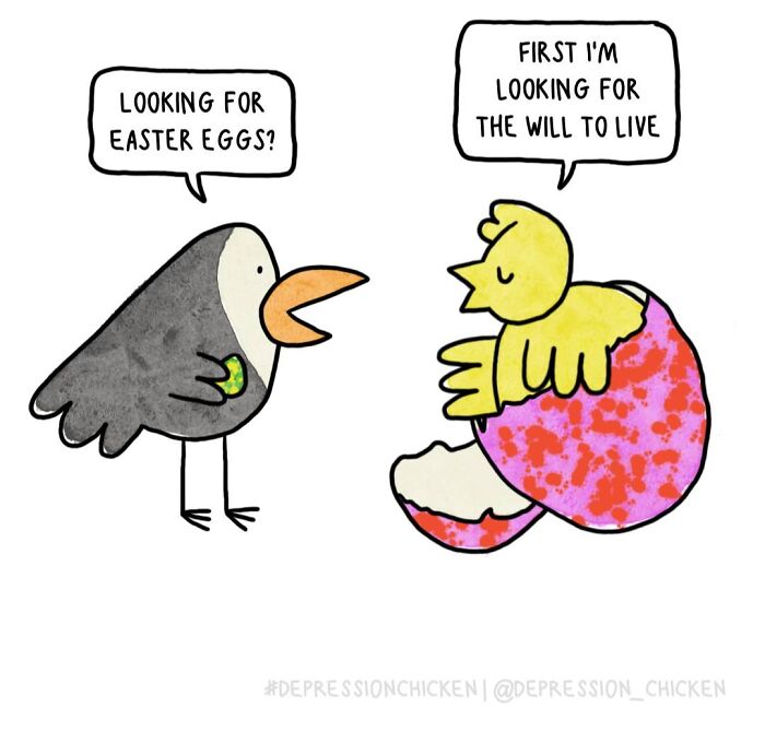 61 New Comics About Mental Health And Everyday Life By &lsquo;Depression Chicken&rsquo;