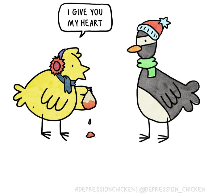 61 New Comics About Mental Health And Everyday Life By &lsquo;Depression Chicken&rsquo;