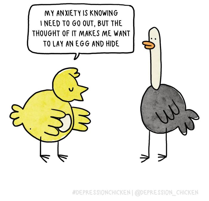 61 New Comics About Mental Health And Everyday Life By &lsquo;Depression Chicken&rsquo;