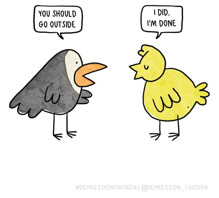 61 New Comics About Mental Health And Everyday Life By &lsquo;Depression Chicken&rsquo;