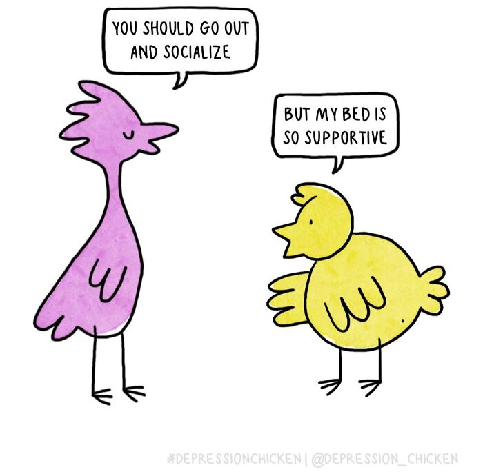61 New Comics About Mental Health And Everyday Life By &lsquo;Depression Chicken&rsquo;