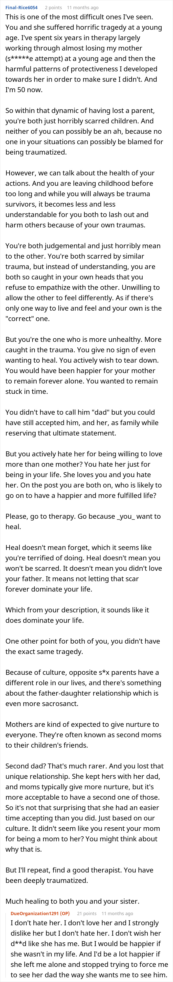 Widowed Parents Find Love During Support Group, Daughter Throws A Fit As Stepsis Won&rsquo;t Accept Them