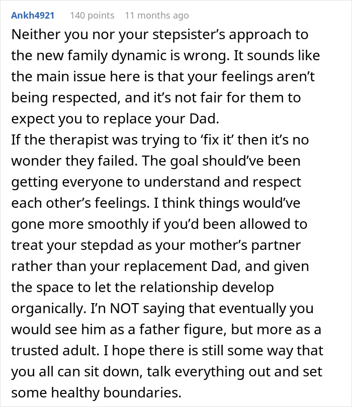 Widowed Parents Find Love During Support Group, Daughter Throws A Fit As Stepsis Won&rsquo;t Accept Them