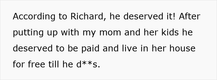 Greedy Guy Thinks He Deserves Late Wife’s Money Because He “Put Up” With Her Kids, Ends Up In Court