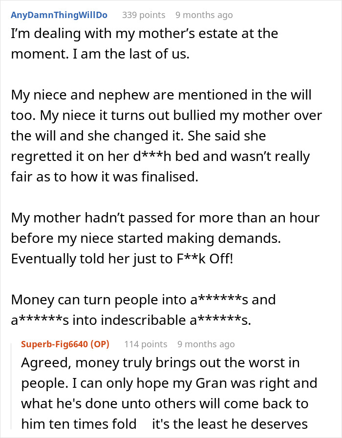 Greedy Guy Thinks He Deserves Late Wife’s Money Because He “Put Up” With Her Kids, Ends Up In Court