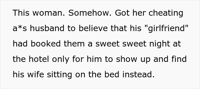 Guy Thinks He’s Meeting Mistress At Hotel For A Fun Night, Opens The Door To Find Wife On The Bed