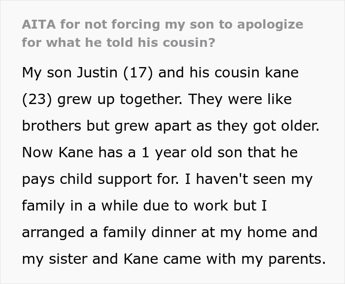 Teen Gets Mocked For Being A Virgin At Dinner, Leaves Older Cousin Speechless With One Reply