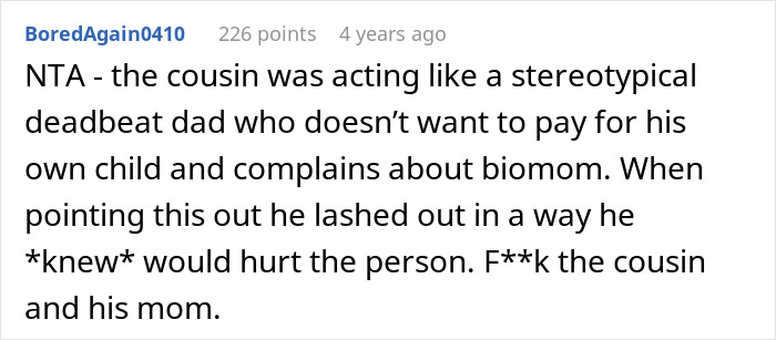 Teen Gets Mocked For Being A Virgin At Dinner, Leaves Older Cousin Speechless With One Reply