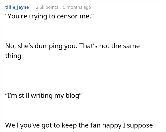Guy Has A Blog About “Religious Nut GF” Because Of Her Business, Ends Up Single And Homeless Fast