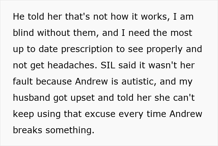 Woman Left Nearly Blind As Autistic Nephew Breaks Her Costly Glasses, His Mom Doesn’t Give A Hoot