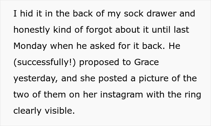 GF Finds Engagement Ring In BF’s Sock Drawer, Goes Ballistic After Seeing Another Woman Wearing It