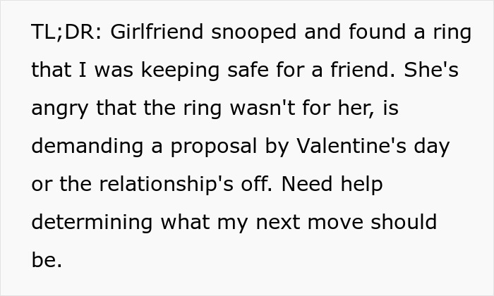 GF Finds Engagement Ring In BF’s Sock Drawer, Goes Ballistic After Seeing Another Woman Wearing It