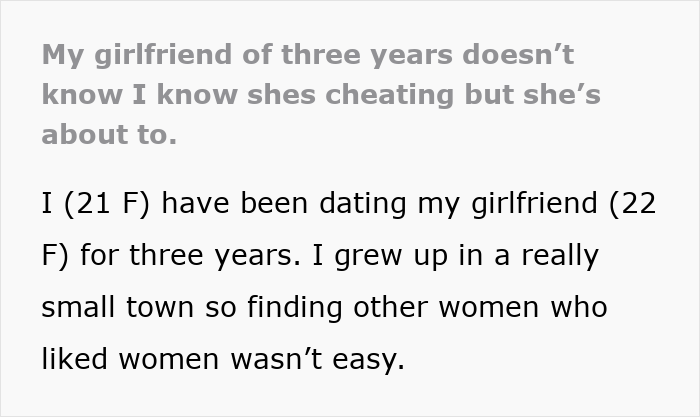Woman Cheats On GF And Calls Her A Doll For Being “Too Feminine,” Gets Served Cold Revenge
