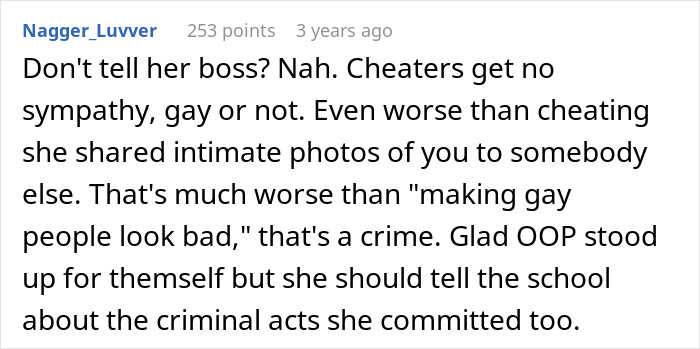 Woman Cheats On GF And Calls Her A Doll For Being “Too Feminine,” Gets Served Cold Revenge