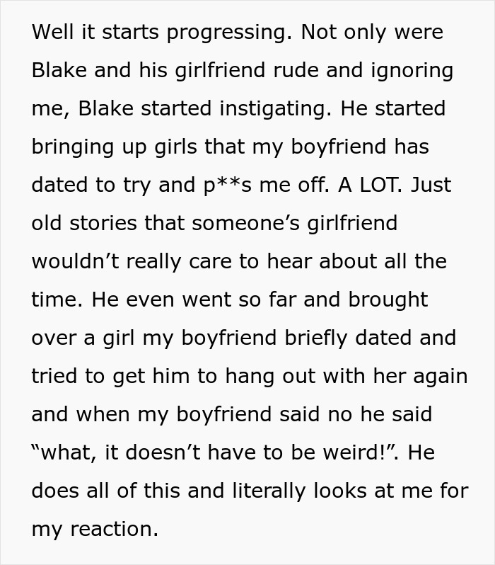 Woman Creeped Out By BF’s Best Friend’s Behavior Towards Her That He Just Accepts Woman Creeped Out By BF’s Best Friend’s Behavior Towards Her That He Just Accepts