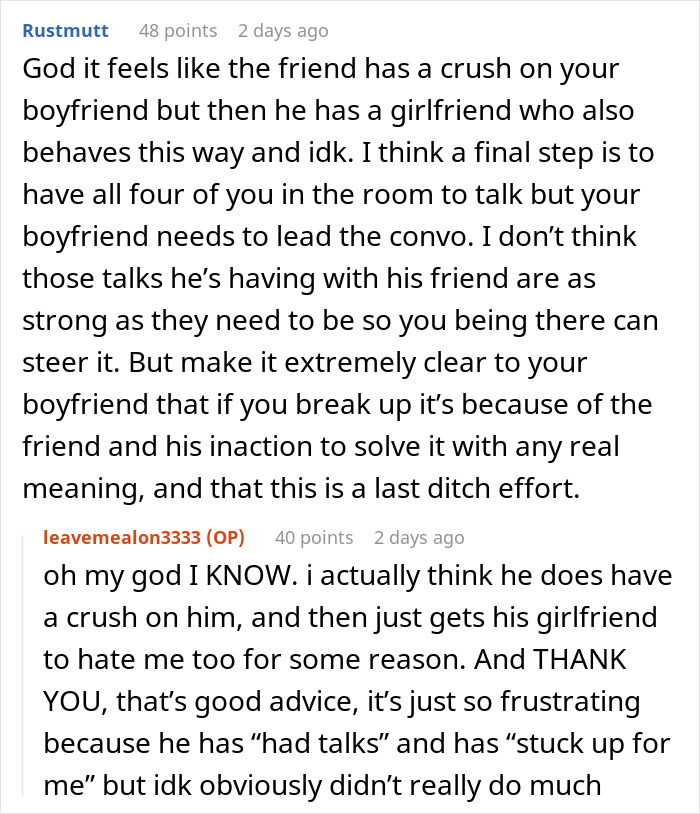 Woman Creeped Out By BF’s Best Friend’s Behavior Towards Her That He Just Accepts Woman Creeped Out By BF’s Best Friend’s Behavior Towards Her That He Just Accepts