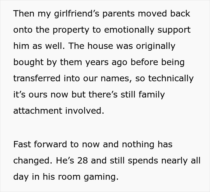 Guy Gives GF An Ultimatum After Getting Fed Up With Her Freeloading Brother, Who Refuses To Be An Actual Adult