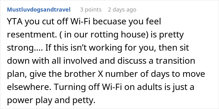 Guy Gives GF An Ultimatum After Getting Fed Up With Her Freeloading Brother, Who Refuses To Be An Actual Adult