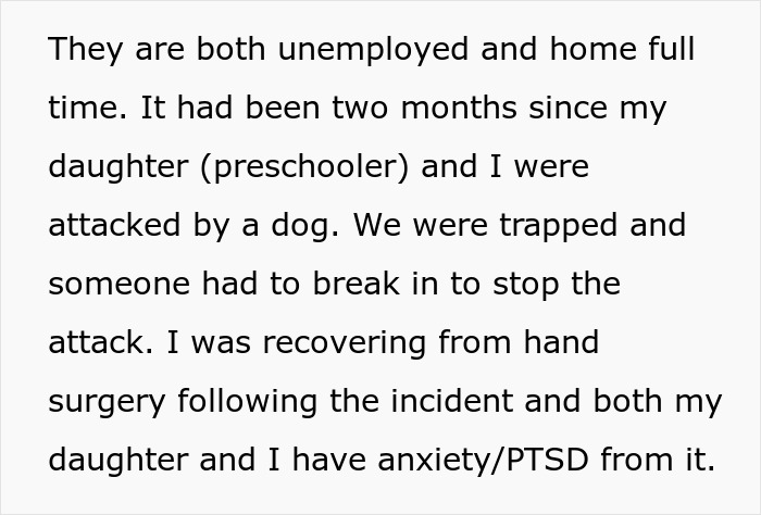 Mom Helps Out Daughter And Grandkid After Dog Attack, Sis Starts A Feud As She Wanted The Free Help