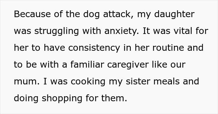 Mom Helps Out Daughter And Grandkid After Dog Attack, Sis Starts A Feud As She Wanted The Free Help